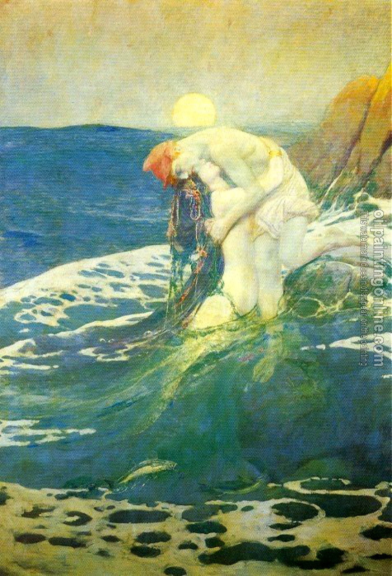 Howard Pyle - The Mermaid